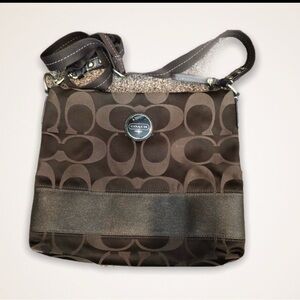 Vintage Coach Brown Crossbody Bag